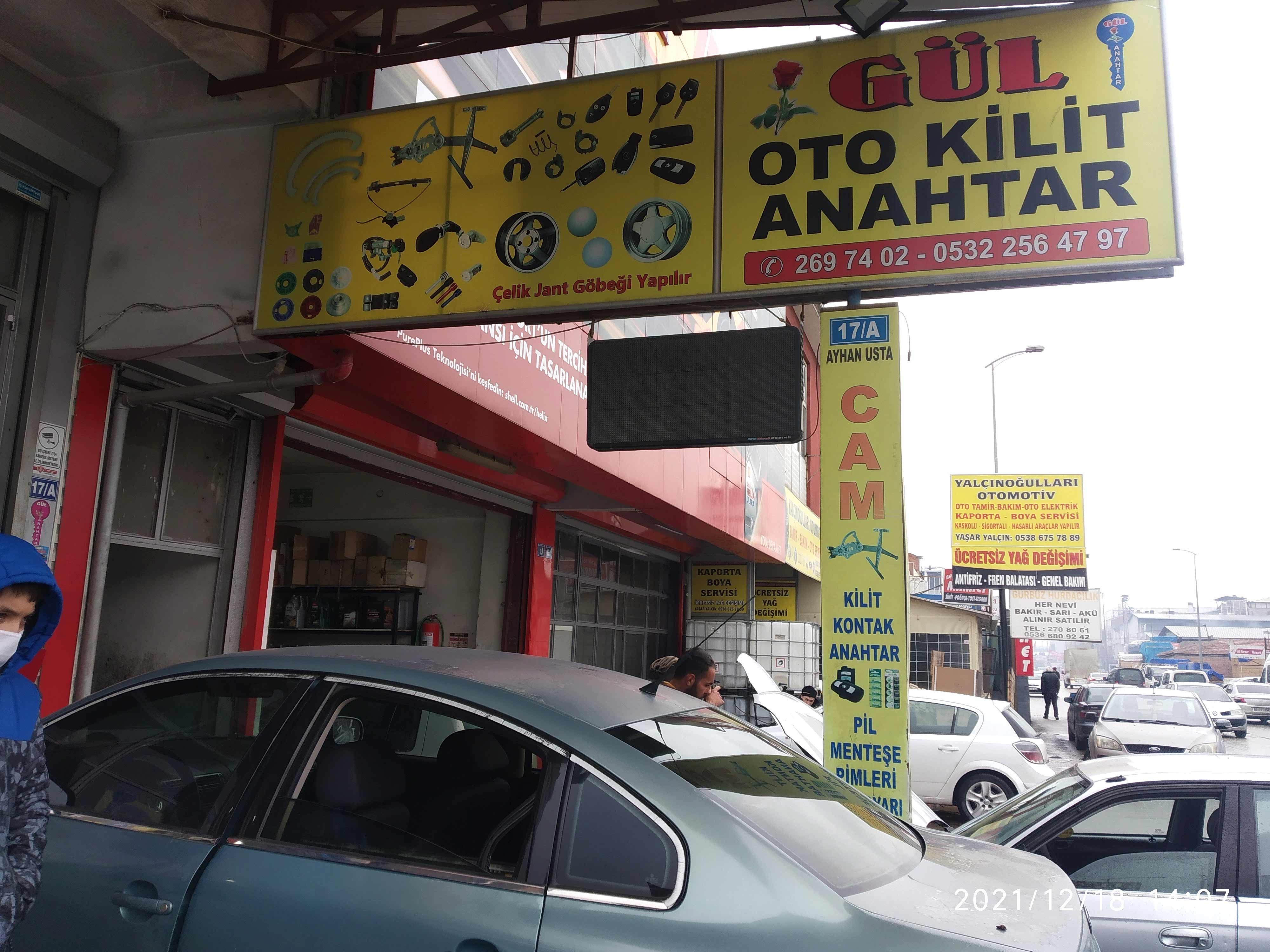 Gül Oto Kilit Anahtar Sincan